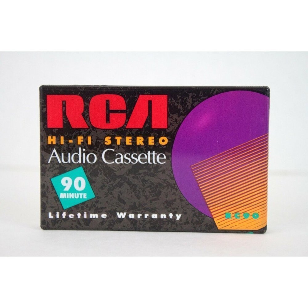RCA Hi Fi Stereo Audio Cassette Tapes 90 Min 3-Pack New Sealed‎
